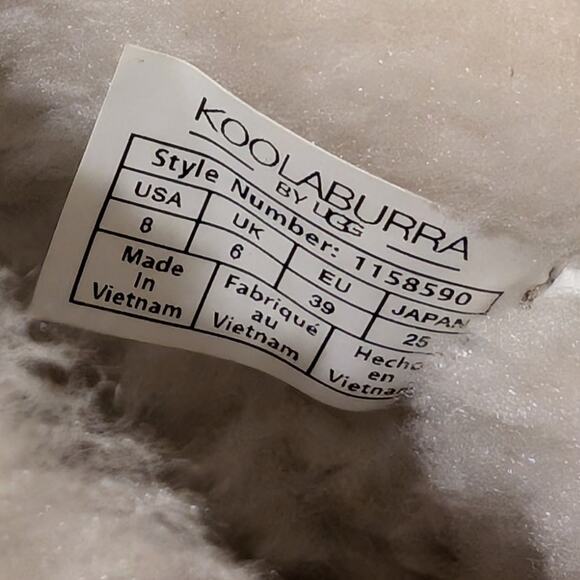 UGG Koolaburra Mini Platform Boots Size 8 UGG Ultra Mini Chestnut Brown - Picture 8 of 10